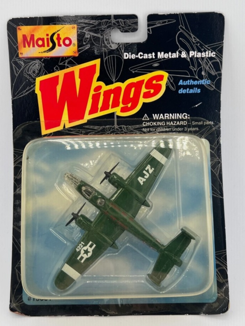 Wings Green Die-Cast Toy Plane - Kids Toy green
